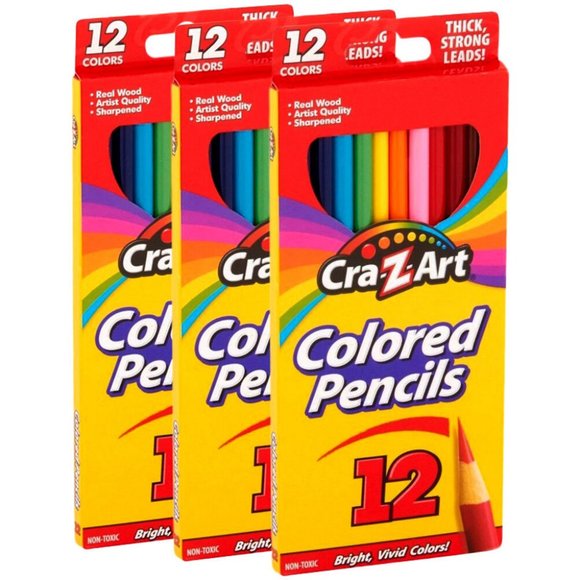 Cra-Z-Art Colored Pencils, Sharpened Thick, Strong Leads, Bright Colors - Picture 1 of 1